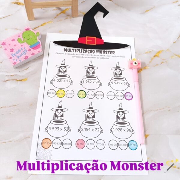 🎃🔮 MULTIPLICAÇÃO MONSTER 🪄