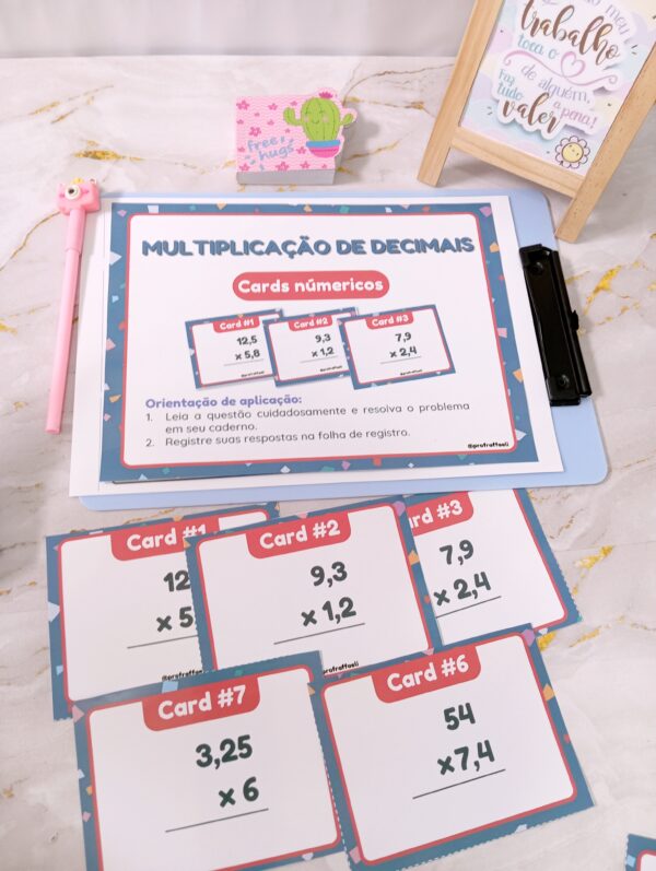 Cards- Multiplicação de Decimais - Image 2