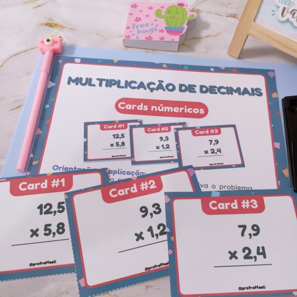 Cards- Multiplicação de Decimais - Image 4