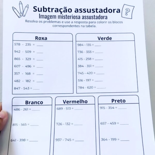 👻 SUBTRAÇÃO ASSUSTADORA 👻 - Image 5