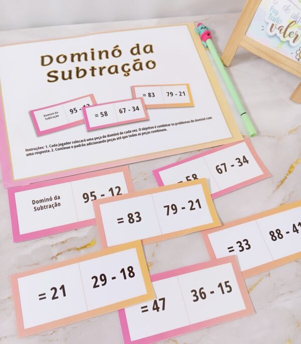 Dominó da Subtração 🧠✨ - Image 5