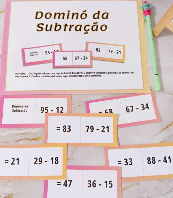 Dominó da Subtração 🧠✨ - Image 6