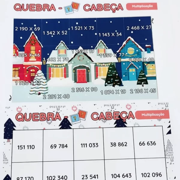 ✨Quebra-Cabeça Natalino( Multiplicação)✨ - Image 2