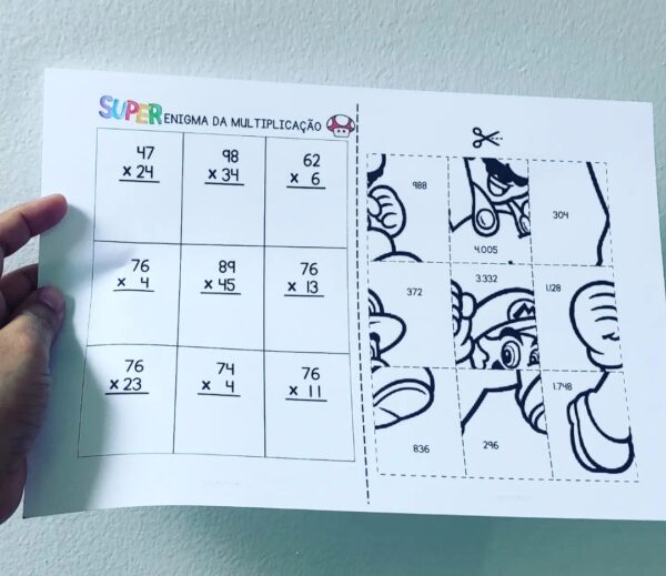 🧩 SUPER ENIGMA DA MULTIPLICAÇÃO 🦸‍♂️ - Image 4