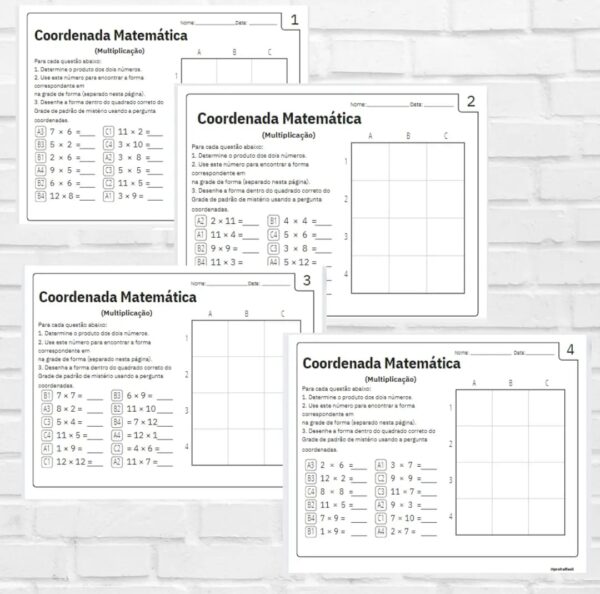📍🤩 COORDENADA MATEMÁTICA – Multiplicação📍🤩 - Image 4