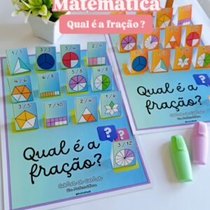 🎲✨ Cara a Cara da Matemática – Qual é a fração?