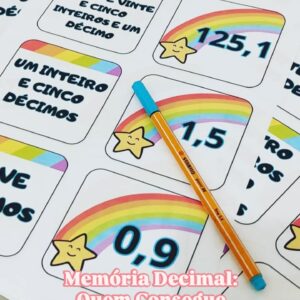 😍Cards Números Decimais ♥️