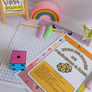 🎲✨ Jogo de Dados: Perímetro e Área