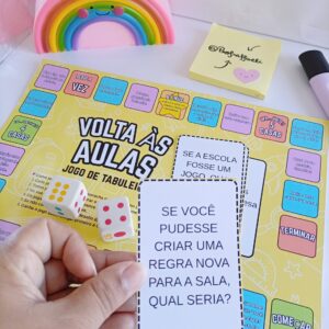 🎲Tabuleiro Volta às Aulas – Dinâmica🎲