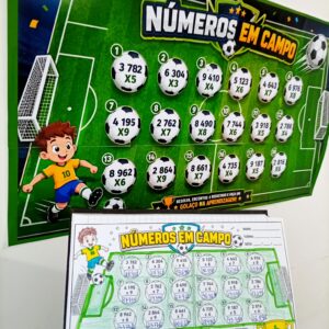 ⚽ NÚMEROS EM CAMPO – RECURSO PEDAGÓGICO DE MULTIPLICAÇÃO ⚽