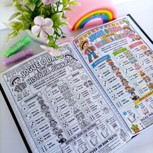 🎲 Jogue o Dado e Crie uma História Junina🎲